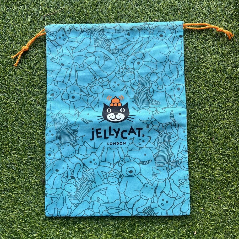 Jellycat London Blue Drawstring Dust Bag Pouch 11 X 15 Dust Bag Only
